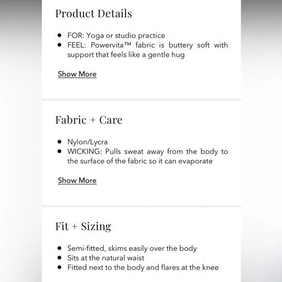 NWT Athleta Salutation stash flare pant - Picture 5 of 5